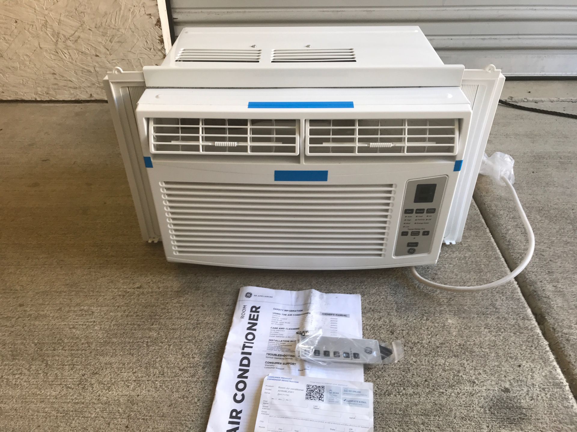 Air Conditioner w/remote & warranty