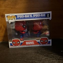 Spiderman Vs Spiderman Funko Pop