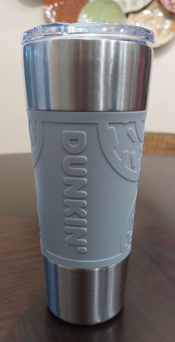 Official Dunkin' 20 oz Stainless Steel Travel Tumbler