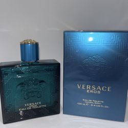 Versace Eros Cologne Perfume For Men 3.4 Oz EDT Spray 