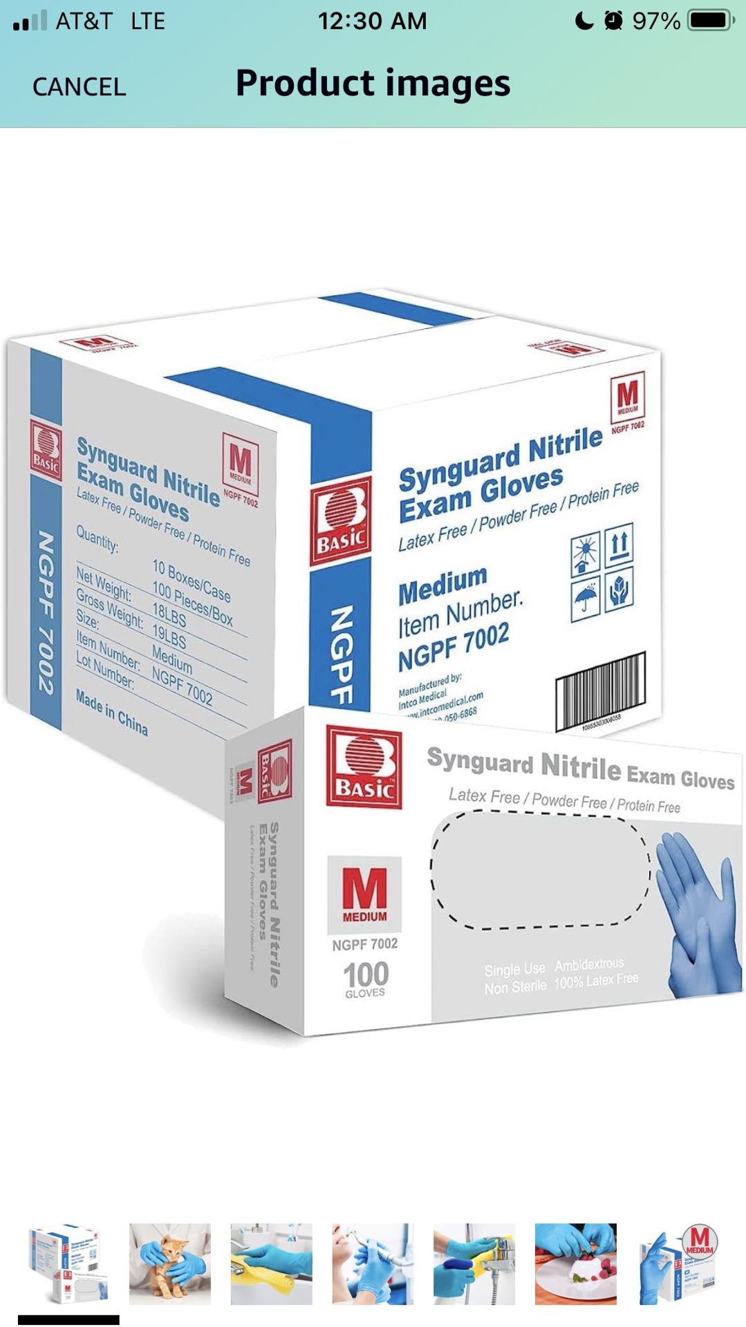 Gloves - 1 Case Of 10 Box