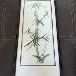 Bamboo Painting Framed Art