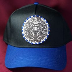 Baseball Cap with Leather Engraved Patch