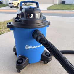 Selling a 5-gallon Vacmaster wet and dry vacuum.