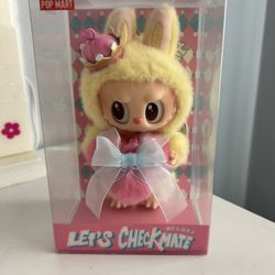 THE MONSTERS Let's Checkmate Series-Vinyl Plush Hanging Card