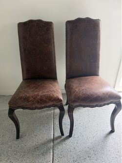 Leather chairs