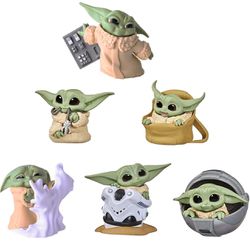 Baby Yoda Gifts,Baby Yoda Action Figure 2.2-Inch,Baby Yoda Doll,Baby Yoda Toys for Kid, Souvenir Desk