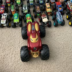Monster Trucks Hot Wheels and Monster Jam - And Large Ironman Truck 