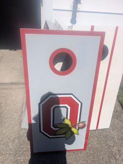 Ohio State Cornhole Boards (No Bags)