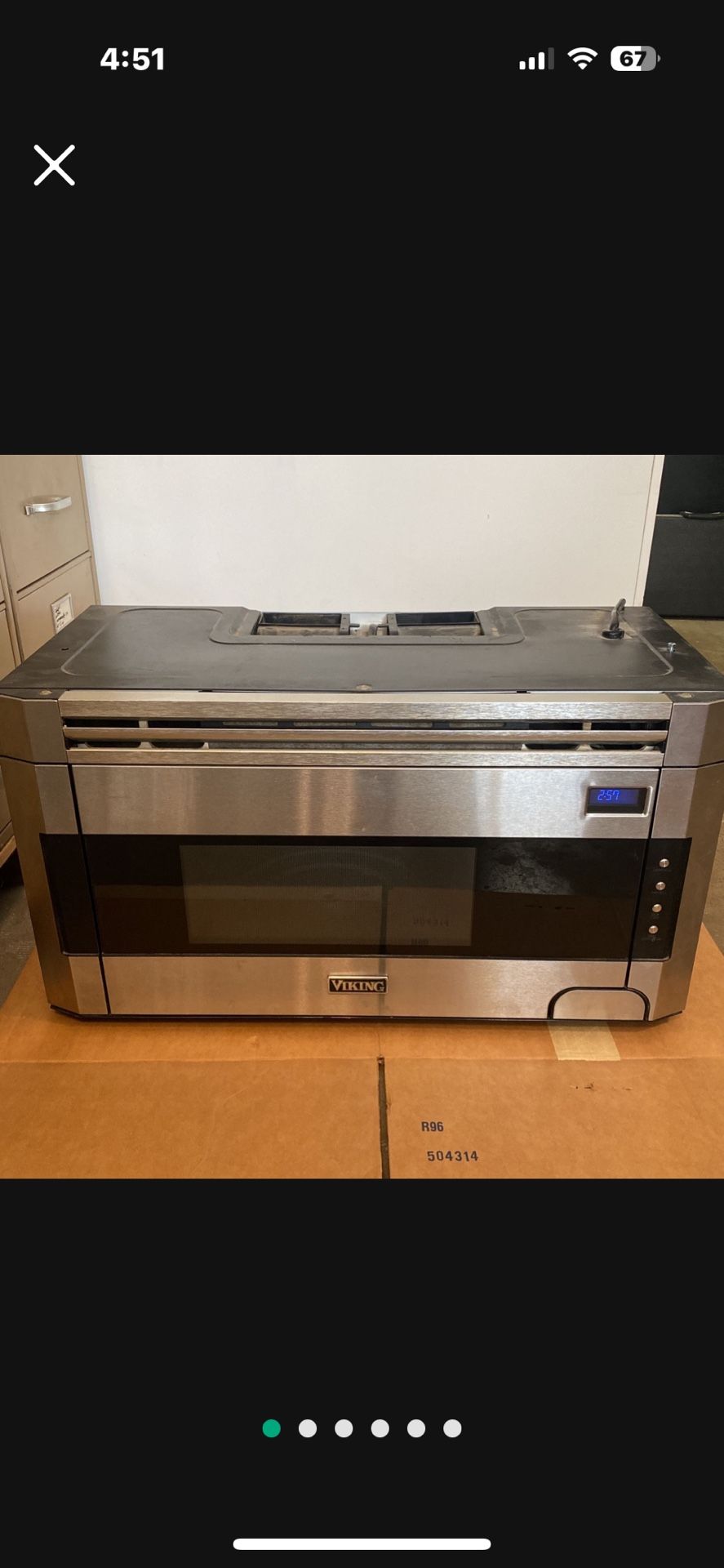 Viking Microwave RVMH330SST  Works great. Lightly used. 