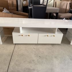 63" W x 13.8" D x 18" H, 63 inch TV Stand with Large Storage Drawer for 50 55 60 65 70 75 Inch TVs