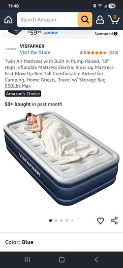 Twin size aero bed