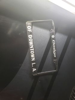 Dodge License Plate Frame