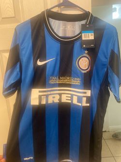 Inter milan soccer jersey medium