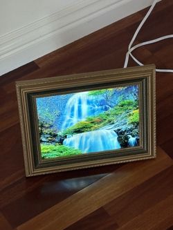 Vintage Light Box Motion Picture Waterfall