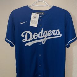 dodger baseball jersey  youth 14-16 