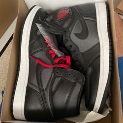 Jordan 1 Black Satan Sz9 