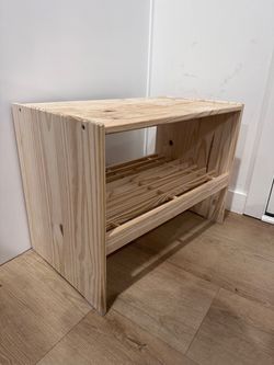 IKEA shoe bench.