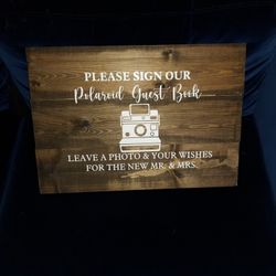 Polaroid Guest Book Sign