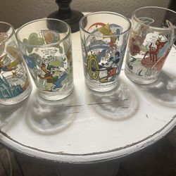 4 McDonalds Disney Glasses 100 Years Of Magic Share A Dream Come True