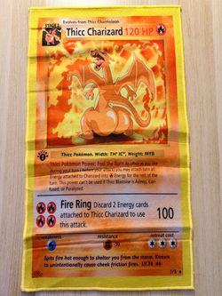 Pokemon Thiccc Charizard Rug!