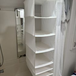 Large hanging closet 6 compartment closet organizer 47x13x18