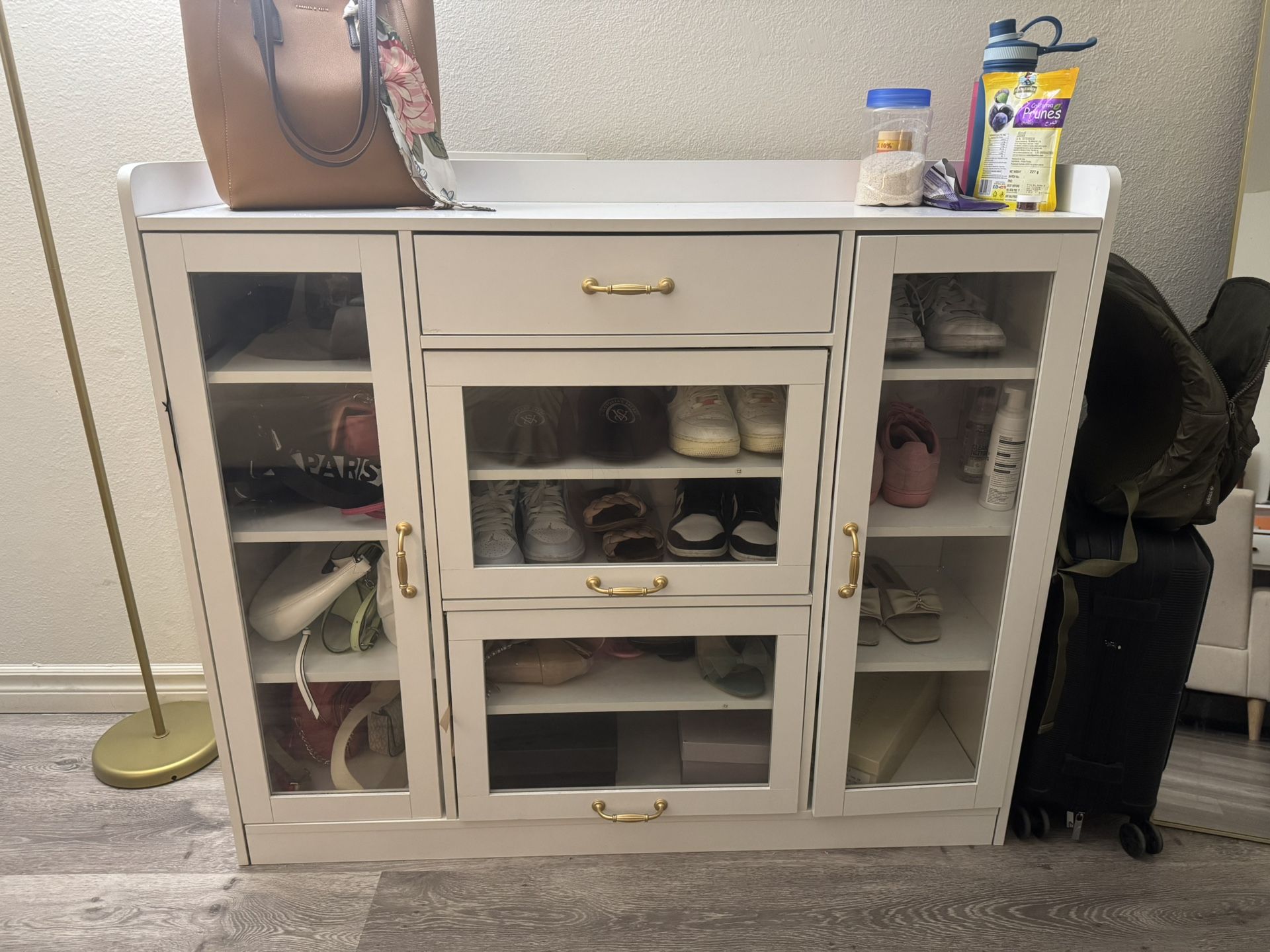 Storage Cabinet For Bags , Shoes, Personal Items Or Kitchen Items