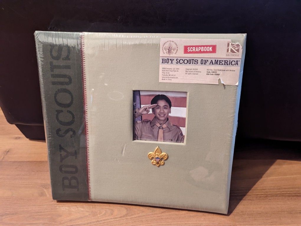 Postbound Boy Scouts Scrapbook Album