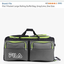 30”Fila Rolling Duffel Bag