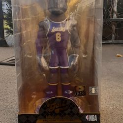 🏀🏀🏀Big Funko Pop Gold Tall LeBron James Purple Jersey #6 Brand New Unopened Box‼