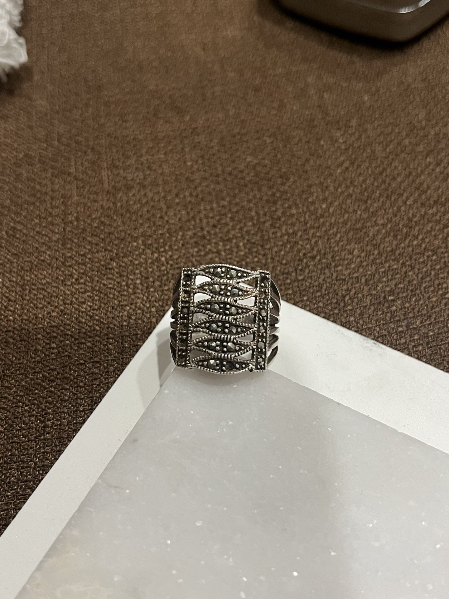 Sterling silver Marcasite Ring