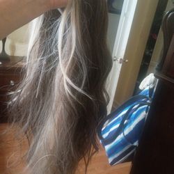 Long Allbell Magique Hair Wig  Brown Blond 