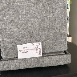 TV stand side table 2 storage ottomans a baby seat