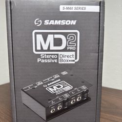 Samson MD2 Pro - Stereo Passive Direct Box Shielded Transformer