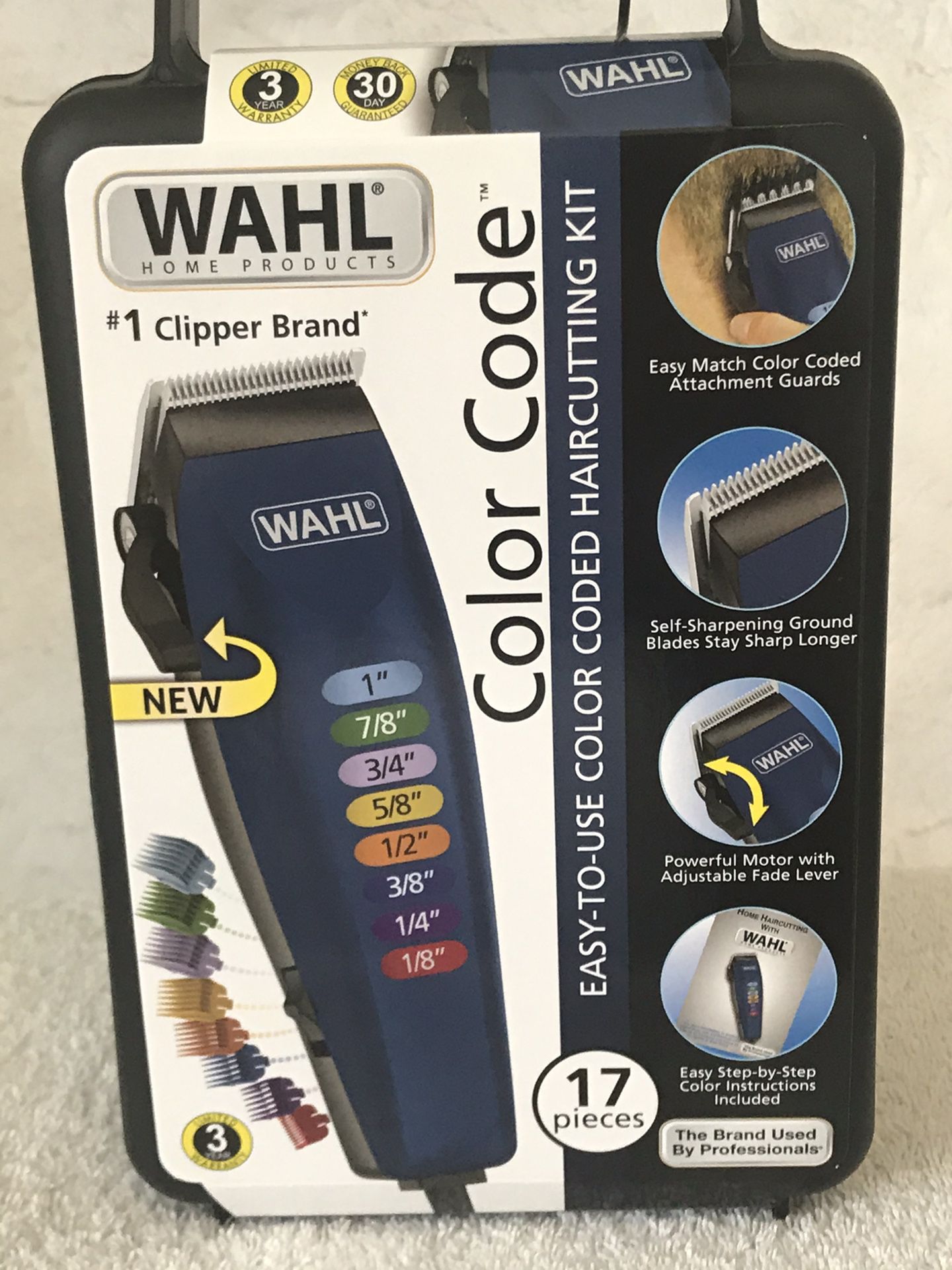 Wahl Color Code 17 piece clippers