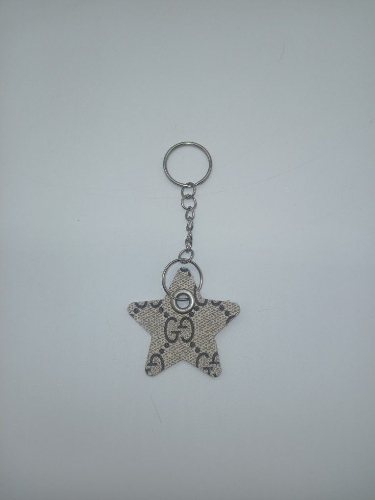 GG Star Shaped Keychain (Upcycled)
