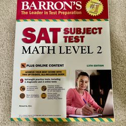 Barron’s SAT Subject Test Math Level 2 – 13th Edition (Lightly Used)