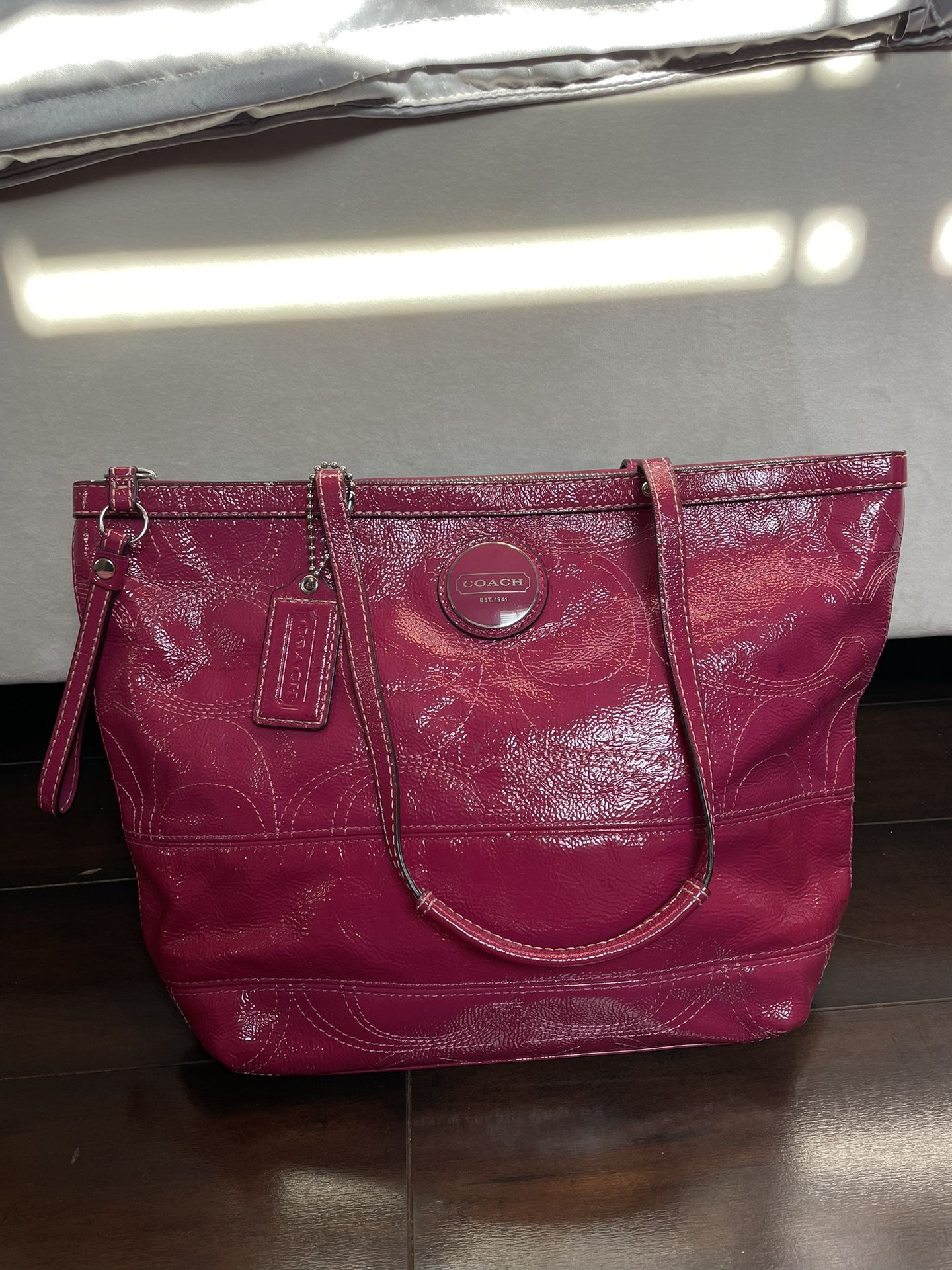 Pink Coach Bag Vintage 