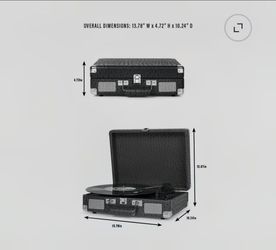Crosely portable record player