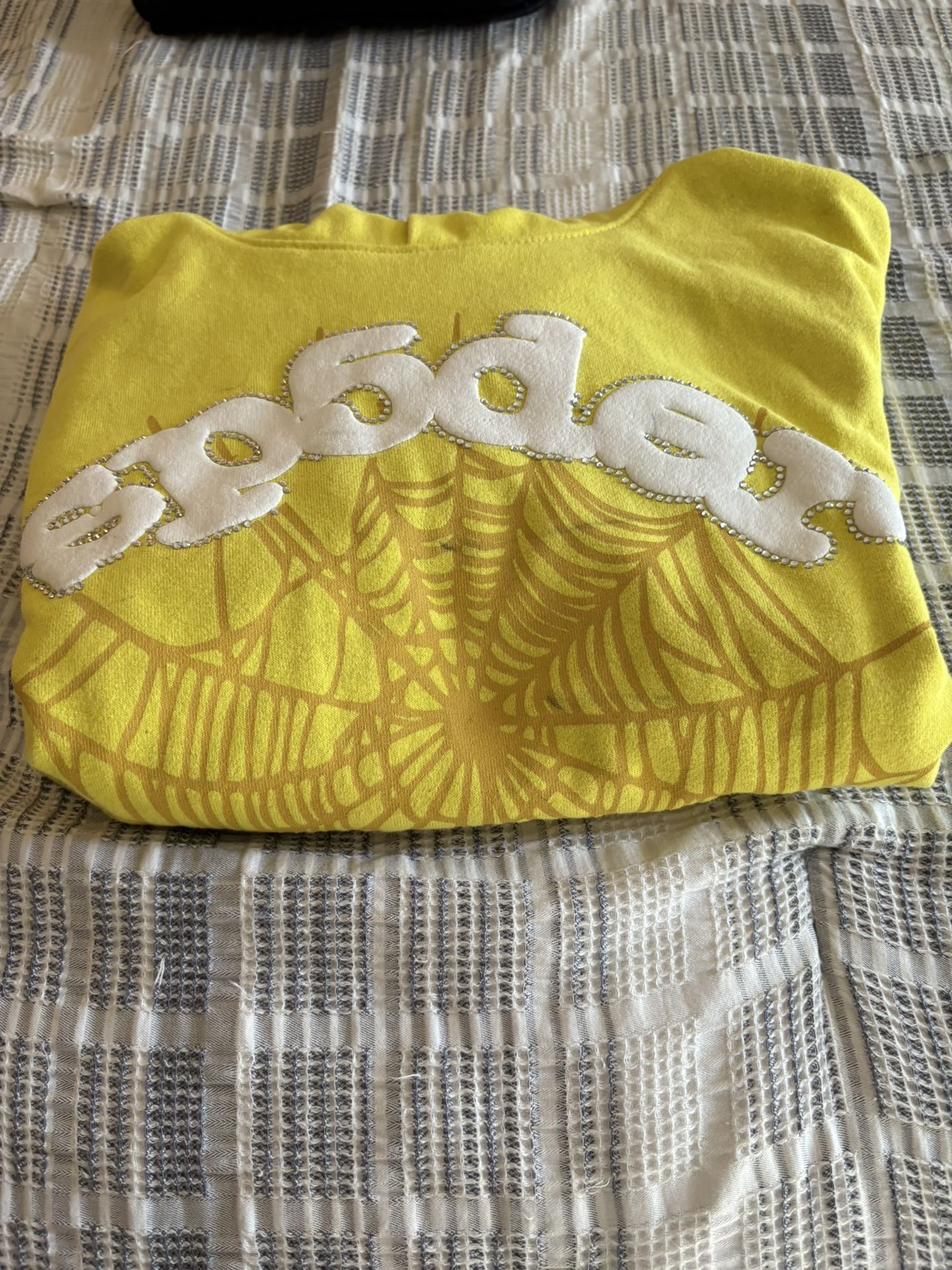 Yellow Sp5der Hoodie