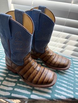 Horse Power Anderson Bean Kids Cowboy Boots Size 1 Youth