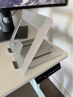 New Silver Adjustable Laptop and Tablet Stand