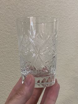 Vintage Russian Cut Crystal drinking glass glassware