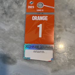 ORANGE PARKING PASS