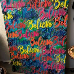 One Of A Kind Statement Art Piece 