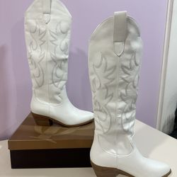 White cowgirl Boots