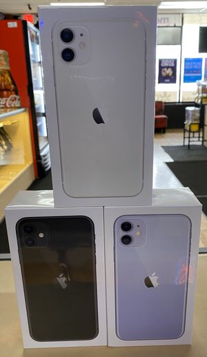 Photo IPhone 11 brand new in box for boost mobile,price includes phone first month of service and activation fee! This is only for new or port in customers.