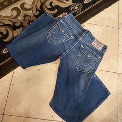 True Religion Jeans “Ricky relaxed straight” -Size 34