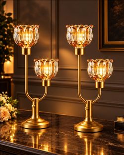 Mid Century Modern Table Lamps Set of 2 Dimmable