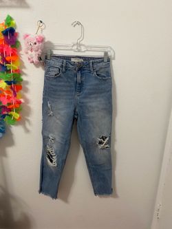 Cello blue ripped jeans